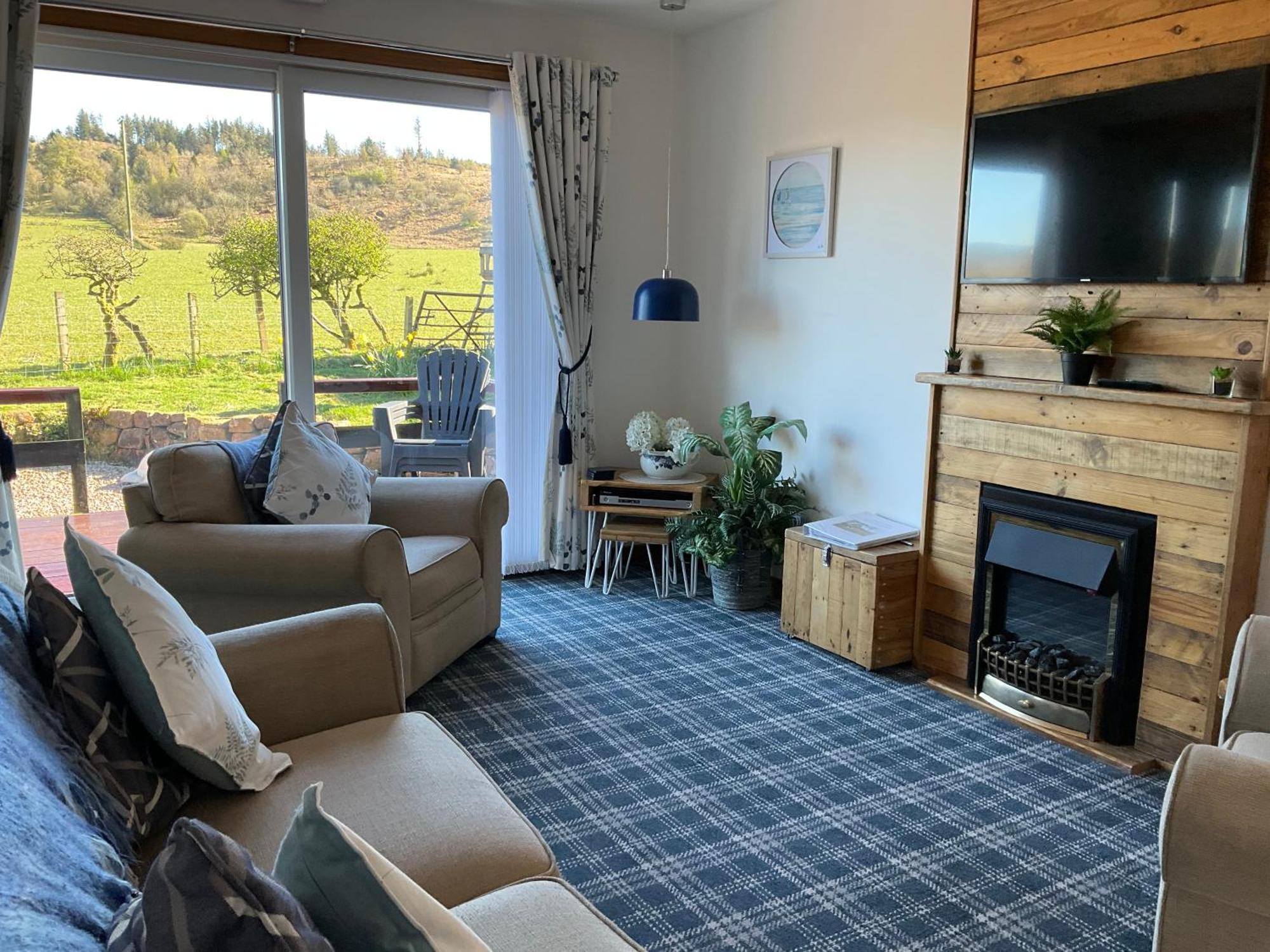 Heron Lodge, Edge Of Mabie Forest Dumfries Buitenkant foto